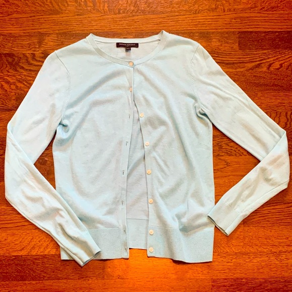 Banana Republic Sweaters - Banana Republic Light Blue Button Up Long Sleeve Cardigan - Size Small